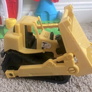 (4 for $10) Yellow and Black Toy Bulldozer